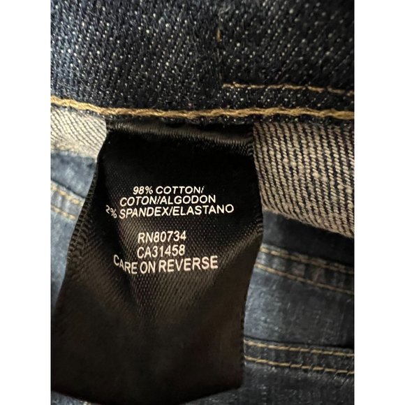 BCBG Paris Sz 14 Medium Wash Mid Rise Straight Leg Jeans - Picture 6 of 8